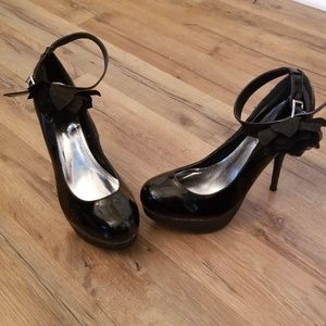 Black high heels